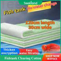 Teekland Fishtank Clearing Sponge ความหนาแน่นสูง Double Layer Biochemical Filter Cotton 1.2เมตรความยาว