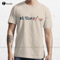 New Either/Or T-Shirt Mens Graphic T-Shirts Cotton Unisex Tee Shirt Custom Aldult Teen Unisex Digital Printing Tee Shirts Tshirt