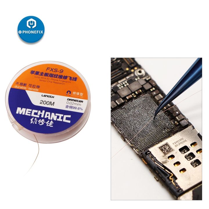 cw-mechanic-solder-wire-0-01-0-02mm-jumper-pcb-motherboard-soldering-repair-insulated-fingerprint-flying-copper