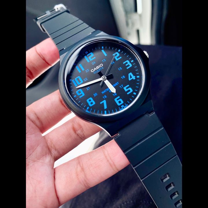 sportman-casioแท้-นาฬิกาผู้ชาย-ตัวเลขบอกเวลาสีฟ้า-นาฬิกาสายเรซิ่น-นาฬิกาcasio-คาสิโอ-นาฬิกาแบรนด์เนม-มีประกัน
