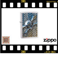 Zippo Wrenched Brushed Chrome, 100% ZIPPO Original from USA, new and unfired. Year 2022