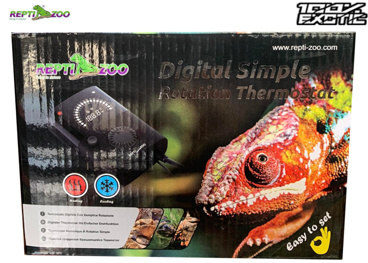 Reptizoo Digital Thermometer Hygrometer Temperature Controller For