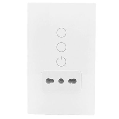 Tuya Wifi Smart Italy Light Switch Wall Socket Chile Outlet Glass Panel Plug Intelligent Remote for Smartlife