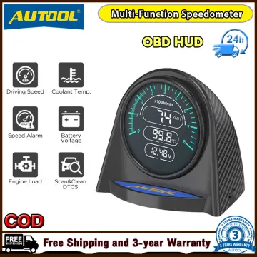 P10 OBD2 OBD Car Speedometer Thermometer Driving Computer