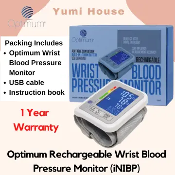 READY STOCK!} Optimum Rechargeable Wrist Blood Pressure Monitor