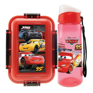 Disney - Cars Lunch Box & Water Bottle Set - Red