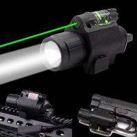 【เรือจากประเทศไทย】Tactical Red/Green Dot Laser Sight 650nm LED Flashlight ไฟฉายในตัว เลเซอร์ติดปืน เลเซอร์แดง เลเซอร์พกพา 3 โหมด