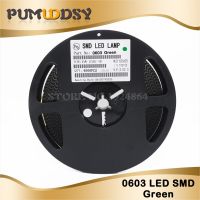 LED สีเหลือง4000ชิ้นและ1รีลสีแดงต้นฉบับ0603เขียวน้ำเงินไดโอด SMD ขาว