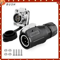 BUSH IP67กันน้ำ ปลั๊กเชื่อมต่อปลั๊ก สายเคเบิล M16 4พิน ขั้วต่อแบบวงกลม ปลั๊กตัวผู้ตัวผู้ ขั้วต่ออุตสาหกรรม ขั้วต่อสัญญาณเสียงรถยนต์