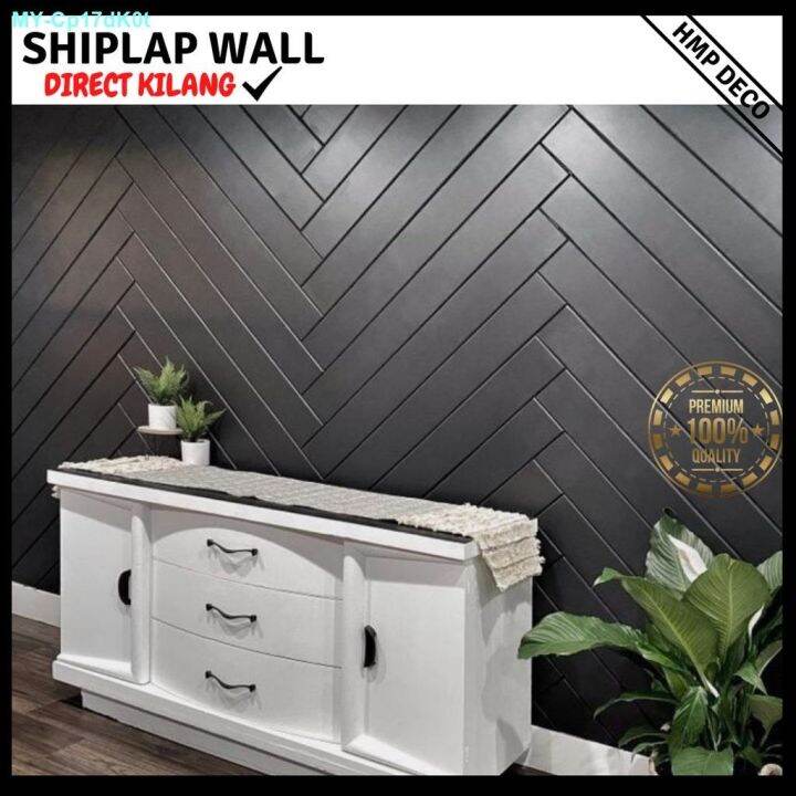PROMO 3mm DIY Shiplap wall board wallpaper mdf kayu wainscoting deco