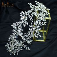 A348-1 Bridal Headband Rhinestone Bride Hair Jewelry Crystal Wedding Hair Accessories Headwear Silver Diamond Women Tiaras