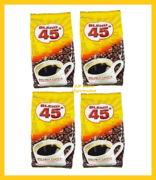 BLEND 45 COFFEE BUNDLE OF 4 25 GRAMS BLENDED WITH CARBOHYDRATES