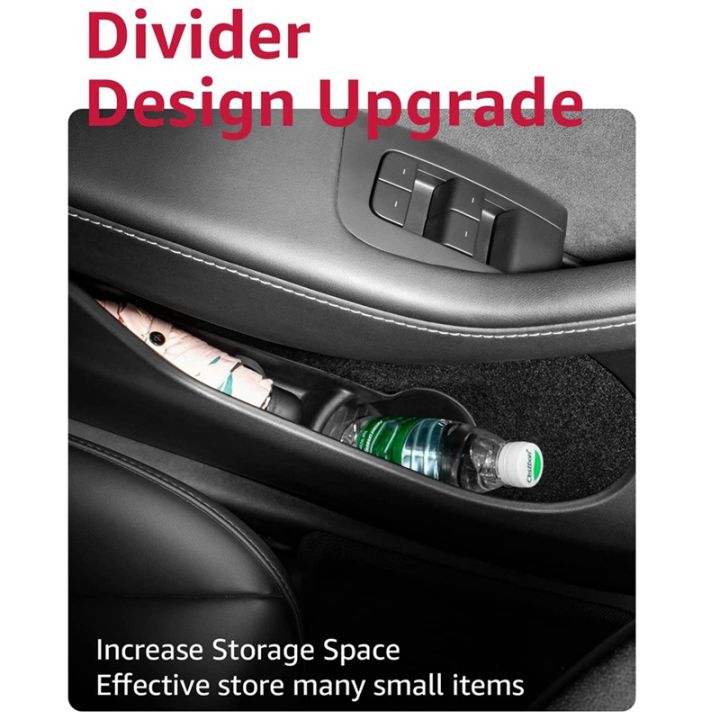 4piece-door-side-organizer-front-rear-door-slot-storage-box-pockets-accessories-upgrade-replacement-parts-for-tesla-model-y-2021-2022-2023