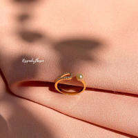 Kissmebythesun - Gold Ring 23 | แหวนชุบทองคำขาว 14k ปรับขนาดได้