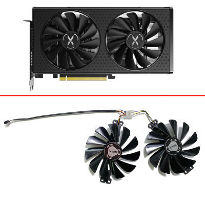 ใหม่ Cooling 95มม. kdk FDC10U12S9-C RX6600 6600XT เช่น XFX Radeon กราฟิกการ์ด RX 6600 XT แฟลชการ์ดพัดลม