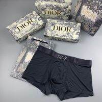 【Classic replication】 จุด Ddiorr ชุดชั้นในชาย Boyshorts ฤดูร้อนระบายอากาศสบายๆและสะดวกสบายอินเทรนด์ชนิดบรรจุกล่องสามแห้งเร็ว