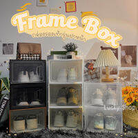 กล่องใส่รองเท้า รุ่นขายดี ONLY FRAME BOXES ฝาหน้า ฝาหลัง กล่องเก็บรองเท้า ขนาดใหญ่ รุ่นแนะนำ