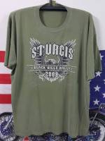 เสื้อยืดวินเทจ เสื้อยืดSTURGISปี2008 งานแท้ MADE IN HONDURAS