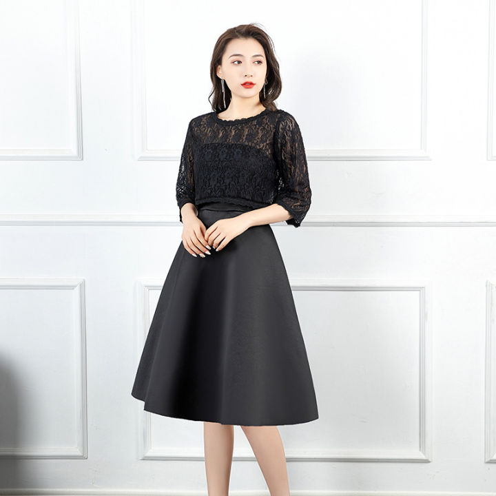 foreign-trade-dress-celebrity-party-temperament-spring-summer-2022-new-waist-black-skinny-hepburn-style-party-dress