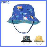 RANG ฤดูร้อน หมวกชายหาดสำหรับเด็กทารก ปีกกว้าง หมวกเด็กวัยหัดเดิน หมวกเด็กทารก หมวกบักเก็ต UPF 50+ หมวกกันแดดเด็ก