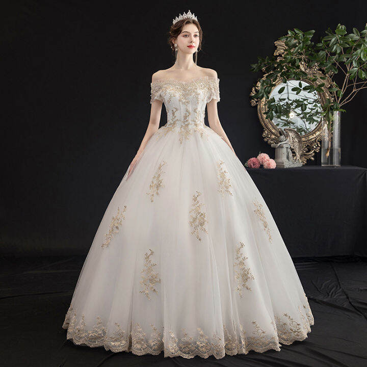 EAGLELY Luxury Formal Event Wedding Sponsors Outfit Ball Gown For Bride