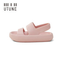 UTUNE Women Sandals Summer Platform Shoes Beach Outside EVA Slides Slippers Men Soft Thick Sole Non-slip Indoor Plus Size 42 43