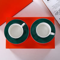 Runway Design Bone China Coffee Cups and Saucers Tableware Coffee Plates Dishes Afternoon Tea Coffee Drinkware With Gift Box