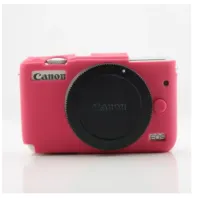 เคสกล้อง CAMERA CASE SILICONE CANON M100 ROSE (2041)