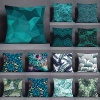 hot！【DT】□♝  Office Dark Pattern Print Cushion Cover Room Sofa Pillowcase