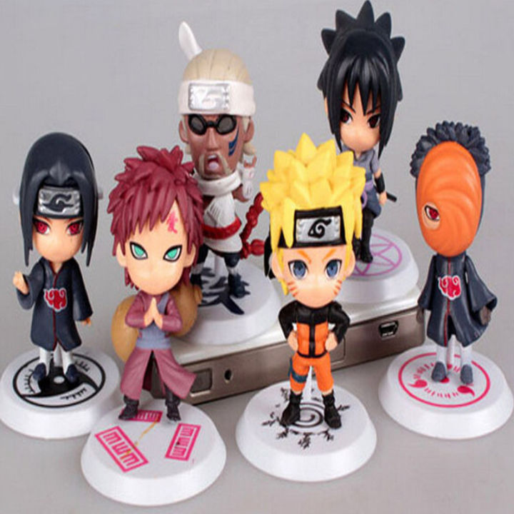 โมเดล-นารูโตะ-naruto-ขนาด-7-cm-6-แบบ-โมเดลฟิกเกอร์-pvc-น่ารักมากๆๆ-สินค้าพร้อมส่ง