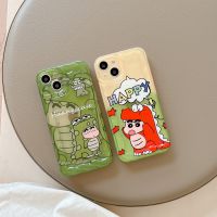 เคสโทรศัพท์มือถือลายการ์ตูนน่ารักสำหรับ iPhone 14 Pro Max กรอบข้างหลังโทรศัพท์นิ่มกันกระแทกสำหรับ iPhone 13 Pro Max Shinchan เคสสำหรับ Apple โทรศัพท์12 11เคสห่อหุ้ม