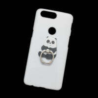 For OnePlus 5T 5 3T 3 X One 2 Cute Sit Panda Finger Ring Stand Holder Back Hard Phone Case Cover