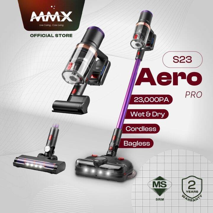 Vacuum cleaner♠♂☈ MMX ro Pro S23 Cordless Wet Dry Dust Sensing Cordless