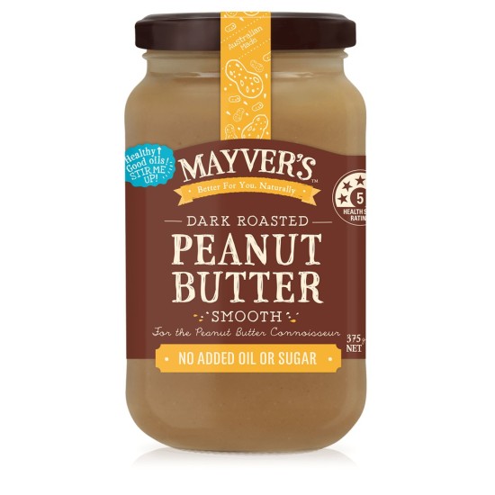 Bơ đậu phộng rang mịn mayvers - mayver s dark roasted peanut butter smooth - ảnh sản phẩm 4