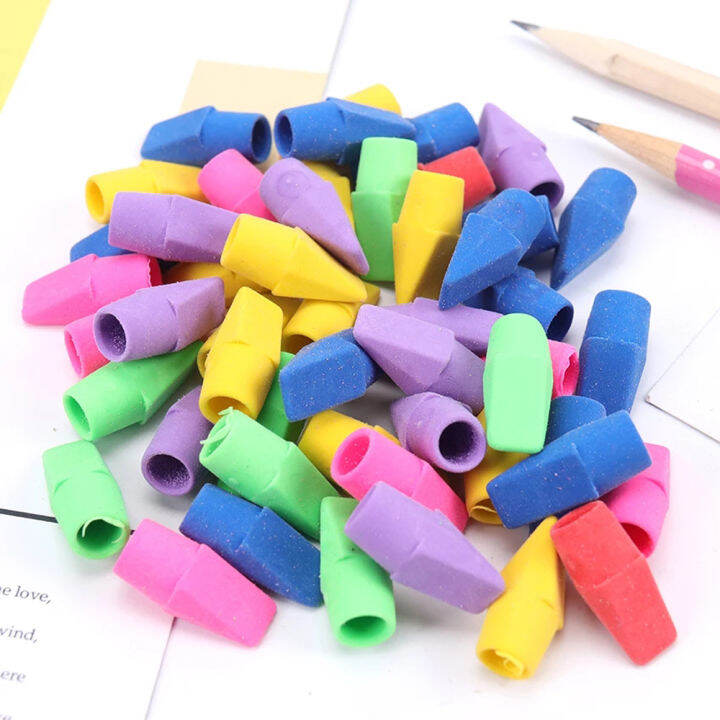 EHTYR Stationery Classroom for Kids Student Painting Pencil Top Erasers ...