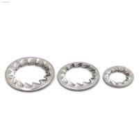 ○ M3 M4 M5 M6 M8 M10 M12 M14 M16 304 Stainless Steel Washers internal Toothed Gasket Serrated Lock Washer DIN6797J