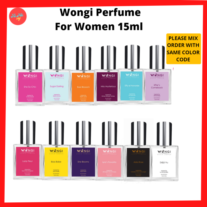WONGI Perfume Wanita for Her Perfume 15ml Perfume Wongi Minyak Wangi