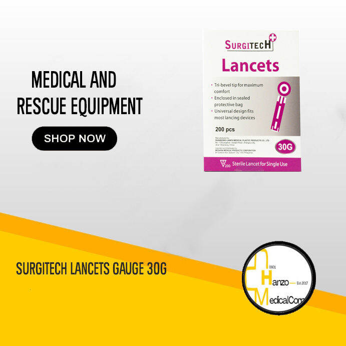 SURGITECH LANCETS GAUGE 30G Lazada PH