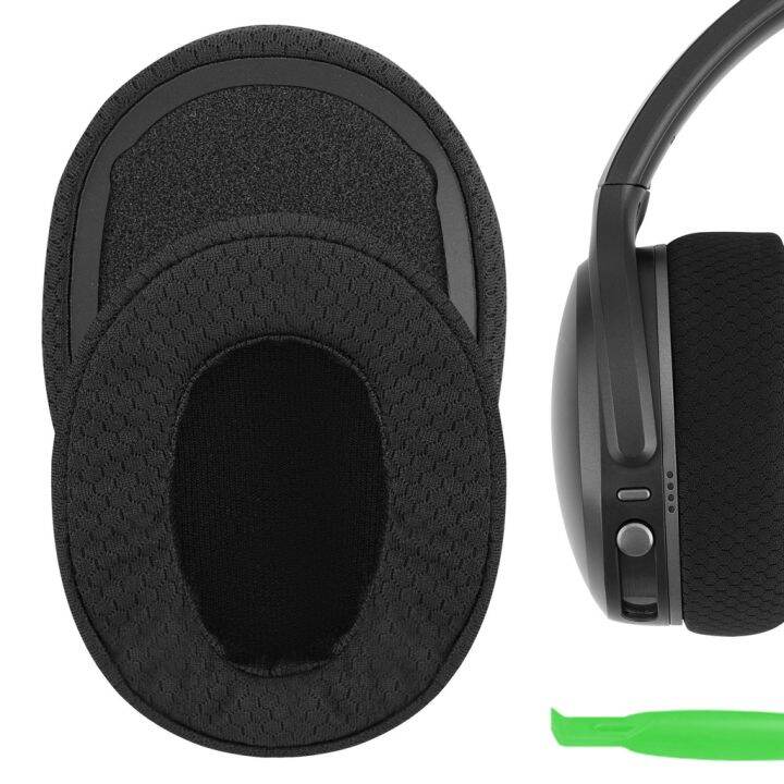 Geekria Mesh Fabric Replacement Earpads for Skullcandy Crusher Wireless