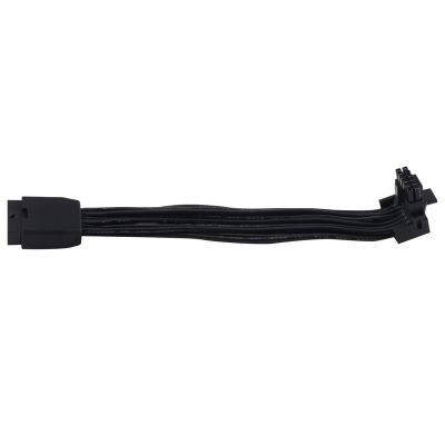 1 Piece 16Pin Video Card Elbow 12VHPWR Straight Head Turning Head Cable PCIE 5.0 Elbow Cable ,Without Sleeve