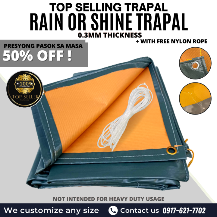 6x6ft Lowest Price Original Tarpaulin. Multi Purpose Trapal, Tarp