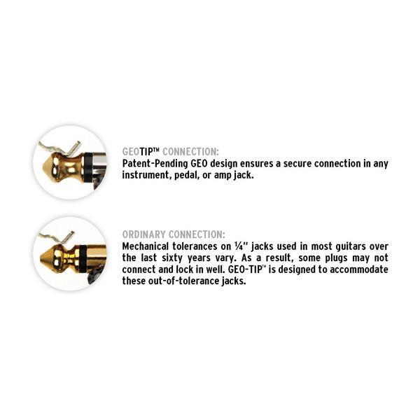 daddario-pw-amsg-10-สายแจ็คกีตาร์-3-เมตร-หัวล็อคพิเศษ-geo-tip-ระดับมืออาชีพ-แบบหัวตรง-american-stage-instrument-cable-made-in-usa