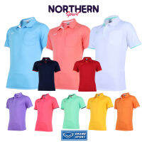 เสื้อโปโลชาย คอปกเรียบ Grand sport 12595 POLO สีล้วน มีกระเป๋าหน้าอก แห้งไว  Polyester 100%