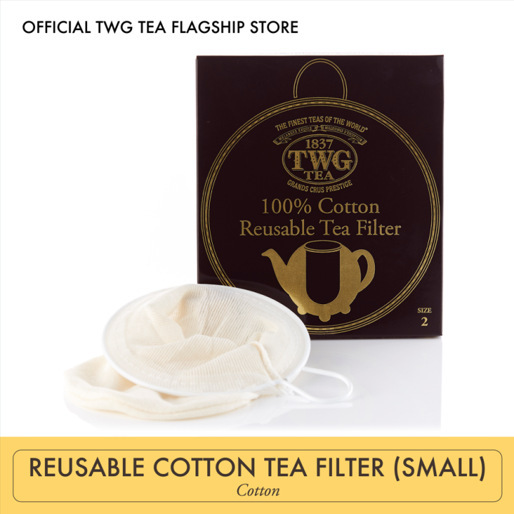 TWG Tea Reusable Cotton Tea Filter Small, Tea Strainers and Filters