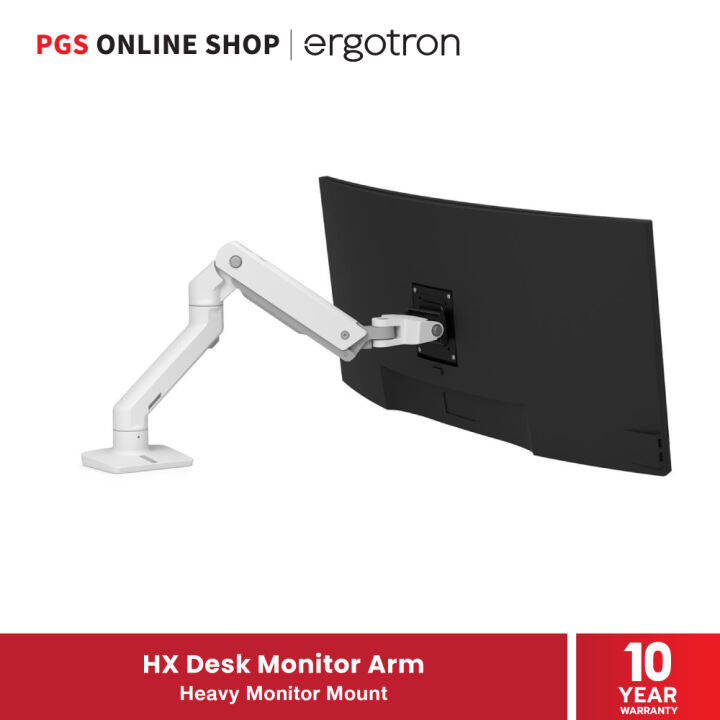 Ergotron HX Desk Monitor Arm (White) Lazada.co.th