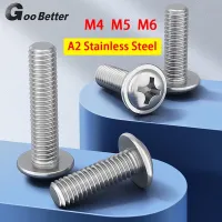 A2 Stainless Steel Flanged Button Head Screw M4 M5 M6 Machine Screw