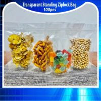 (100pcs/pack) Transparent Standing ZIPLOCK Bag (KS Packaging And Solutions)