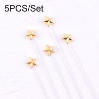 Five-pointed Star Insert Card Three-dimensional Birthday Decoration Baking Dessert Up