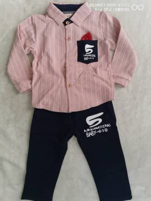 Set เสื้อแขนยาว กางเกงขายาว ใส่ไปงาน มีโบว์ 280 ฿ Size : S(1-2y) / XL(2-3y)