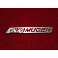 แผ่นเพลทอลูมิเนี่ยมลาย Mugen สีแดง